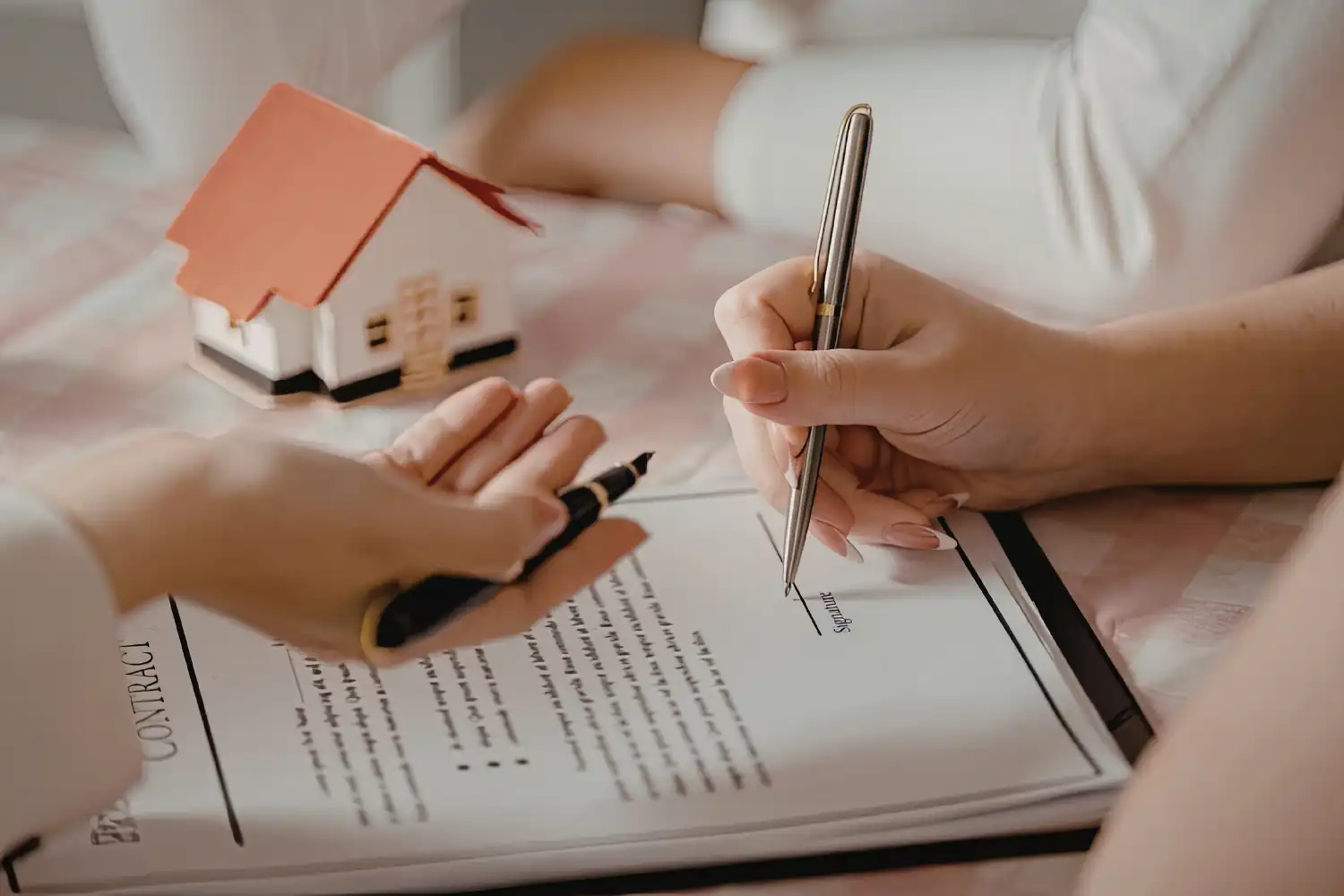 Exchange of contracts during UK conveyancing process