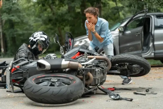 Motorcyclist involved in road traffic accident personal injury claim