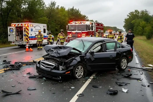 Serious road traffic accident involving passenger injury in UK personal injury case study