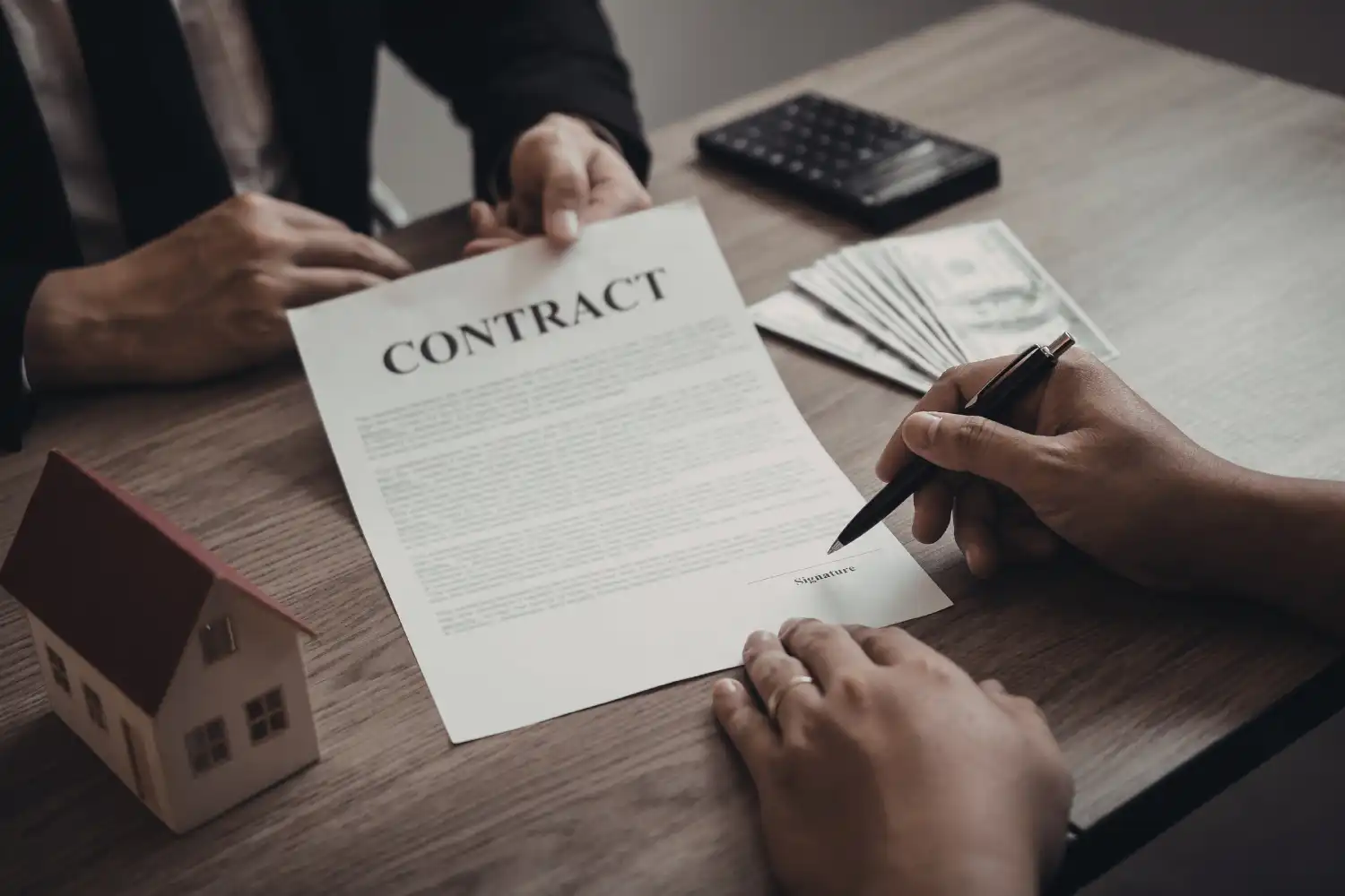 Exchange of contracts in a UK property transaction